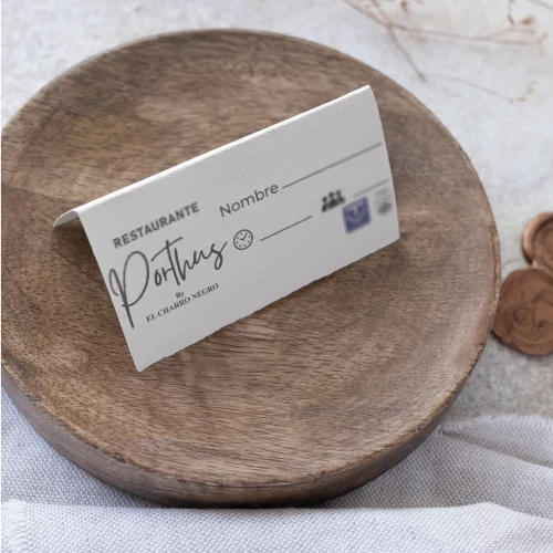 Tarjetones de reservas